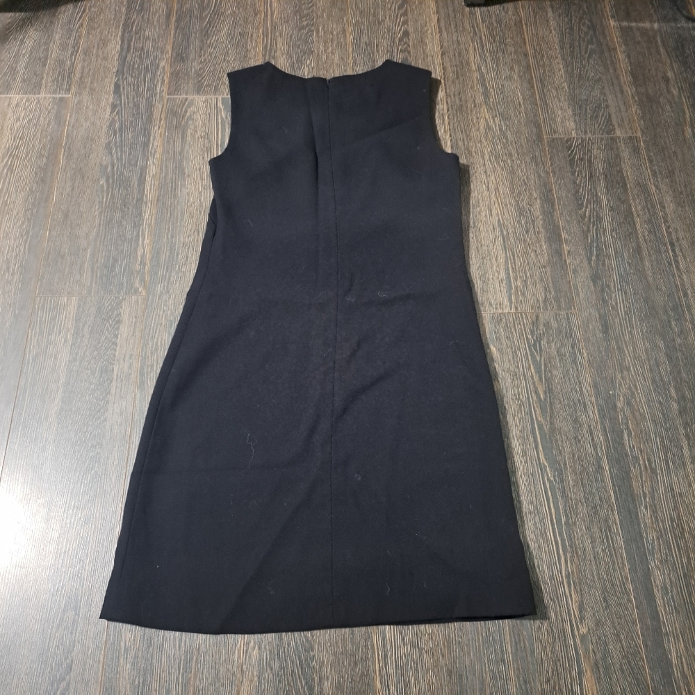 J. Crew Black Sleeveless Sheath Dress Crew Neck - Picture 5 of 5
